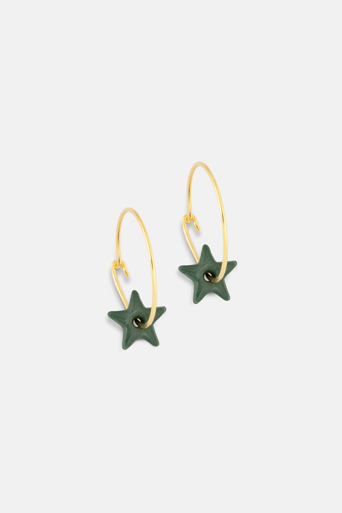 2730 Porcelain Forest Star Gold Earrings Product Websize 1