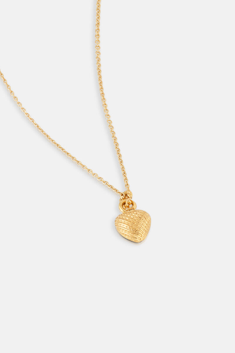 2806 Gold Bubble Heart Necklace Product Websize 1