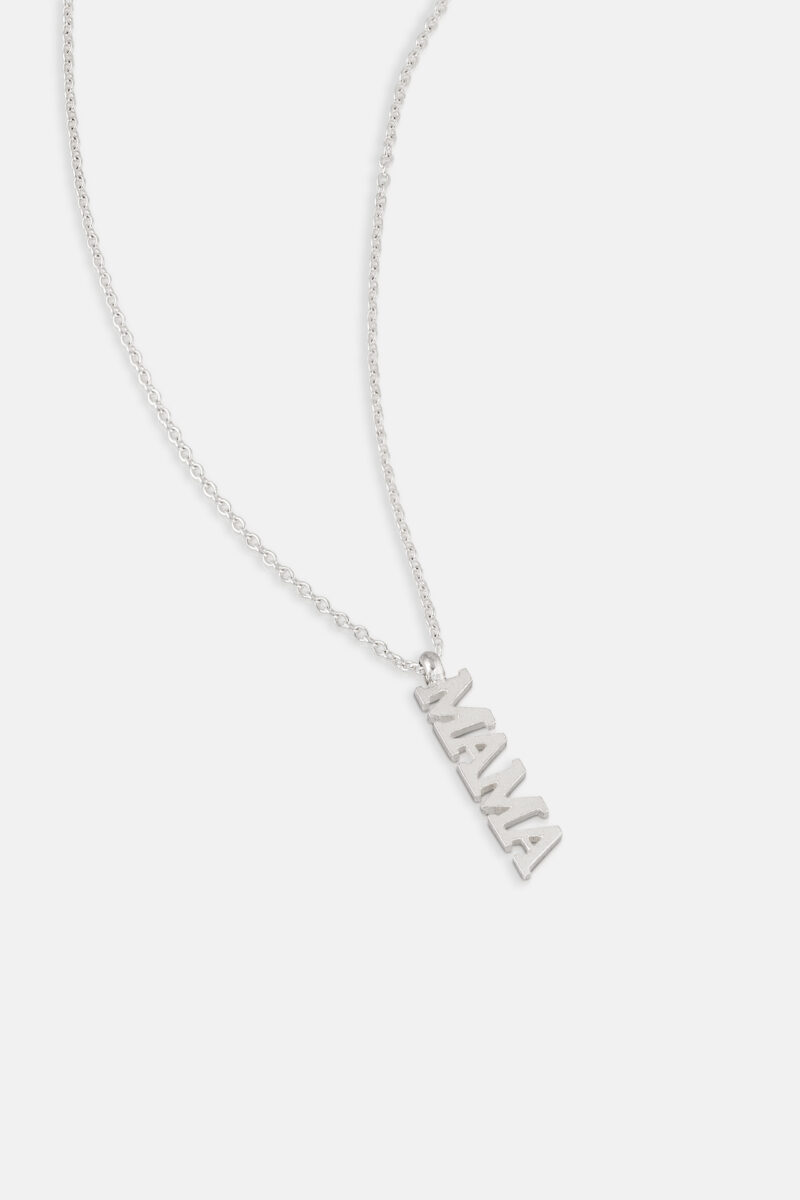 2809 Silver MAMA Necklace Product Websize 1