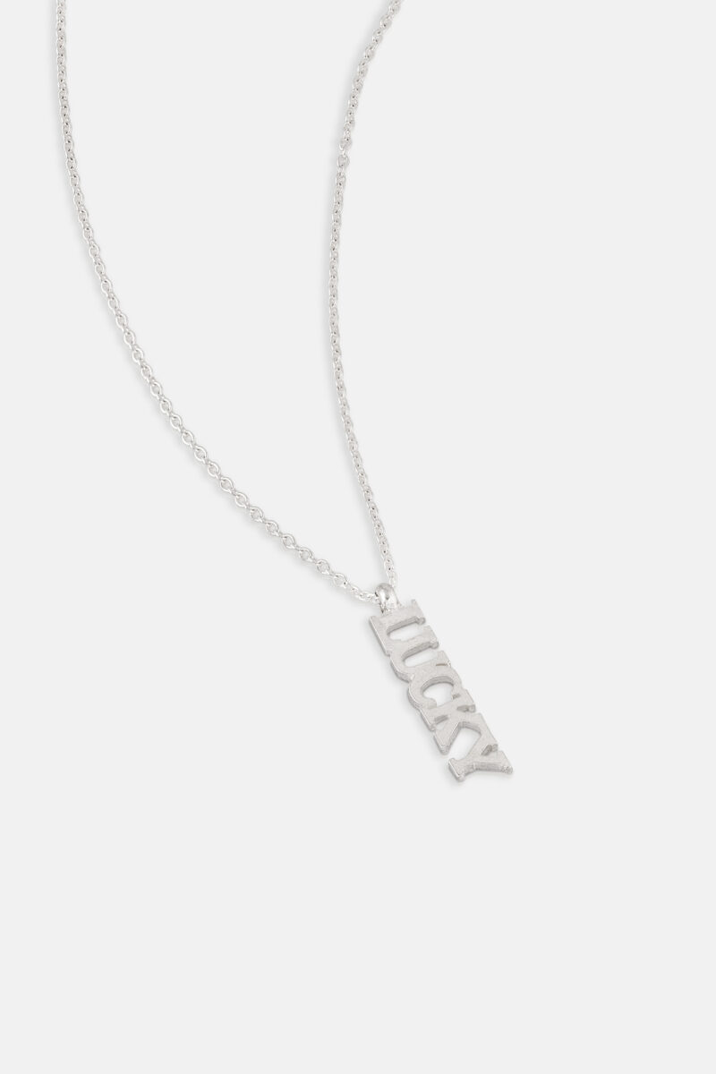 2810 Silver LUCKY Necklace Product Websize 1