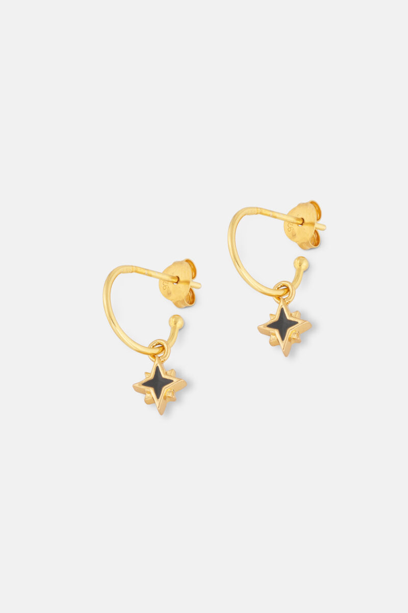 2829 Slate Enamel Star Earrings Product Websize 1