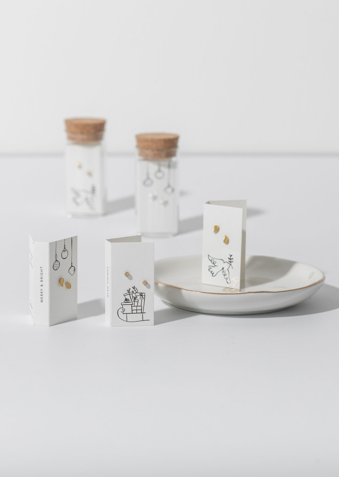 2870 2871 2872 2873 Gold Tiny Astral Silver Tiny Astral Silver Mini Bauble Gold Mini Crystal Festive Studs Lifestyle Web Size 1