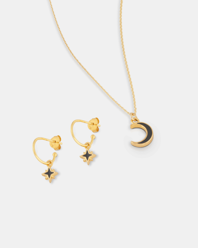 Enamel Star &Moon Sey