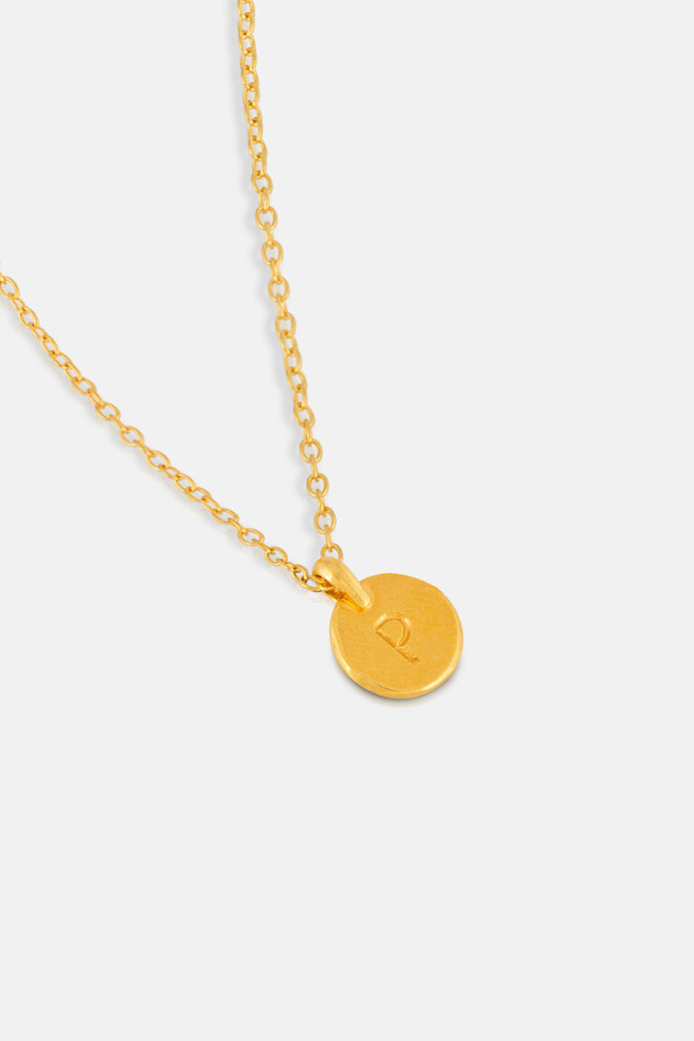 Gold Stamped Letter Disc Necklace Product Web Size 1 copy