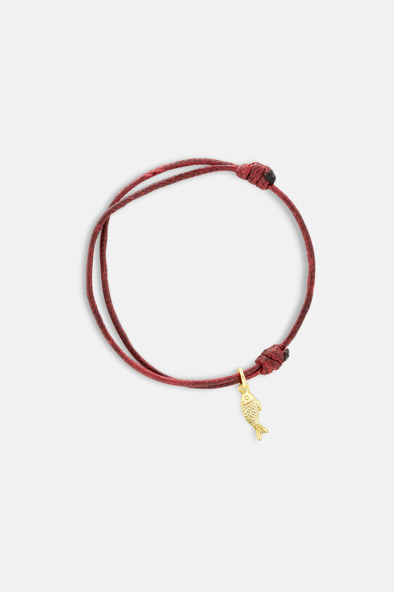 2937 Burgundy Fish Cord Slider Bracelet Product Web Size 1