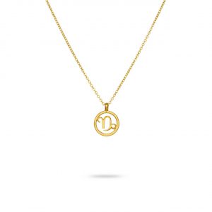 2453 Gold Zodiac Necklace - Capricorn Product Web Size 1-OneAndEight