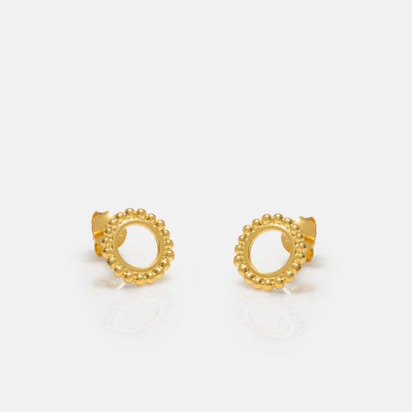 2538 Gold Maxi Meadow Studs Product 1