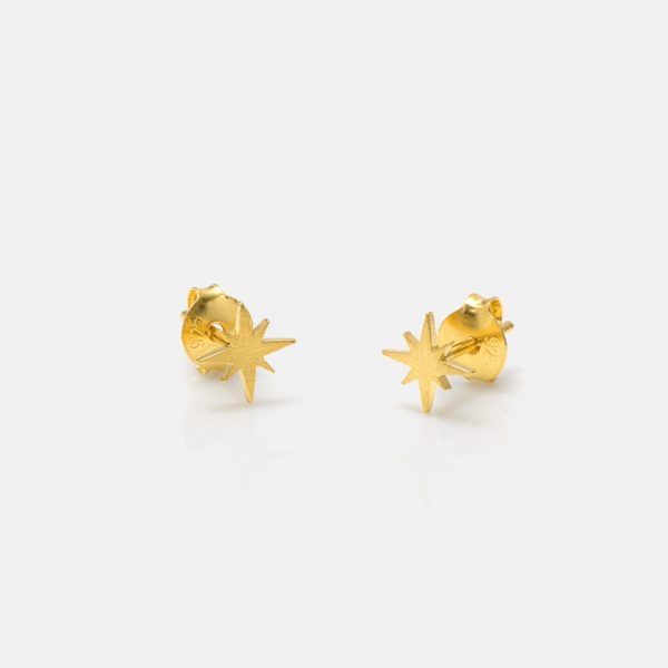 2540 Gold Stella Studs Product 2