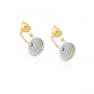 2548 Porcelain Dove Mini Gold Mist Earrings WebSize 1