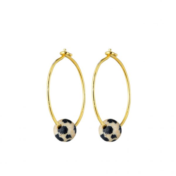 2585 Dalmation Hoop Earrings WebSize 1