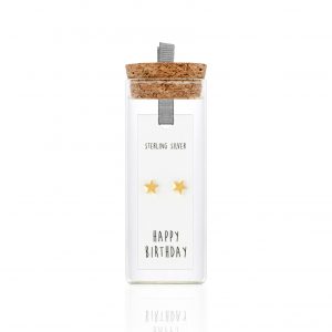 2594 Gold Tiny Astral Studs Happy Birthday Product Bottle