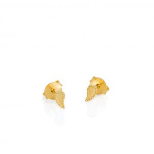 2603 Gold Tiny Yin Studs WebSize 1