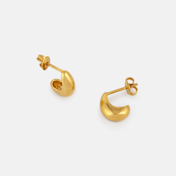 2622 Gold Arc Studs Product 1