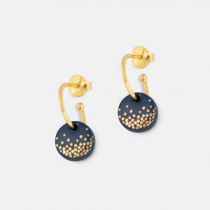 2727 Porcelain Cobalt Mist Gold Earrings Product Websize 1