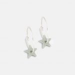 2728 Porcelain Clay Star Silver Earrings Product Websize 1
