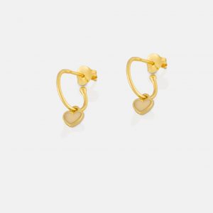 2792 Latte Enamel Heart Earrings Prioduct Web Size 1