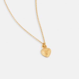2806 Gold Bubble Heart Necklace Product Websize 1