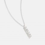 2809 Silver MAMA Necklace Product Websize 1