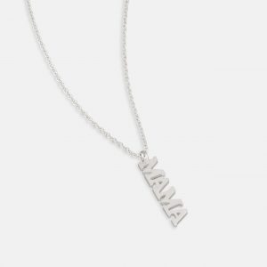 2809 Silver MAMA Necklace Product Websize 1