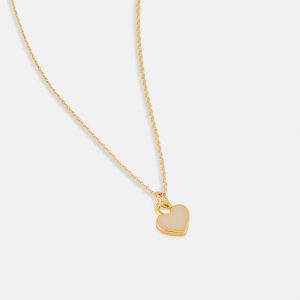 2830 Latte Enamel Heart Necklace Product Web Size 1