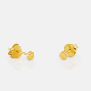 2841 Gold Mini Engraved Star Studs Product Web Size 1