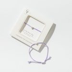 2855 Violet Cord with Silver Star Bracelet Lifestyle Web Size 1