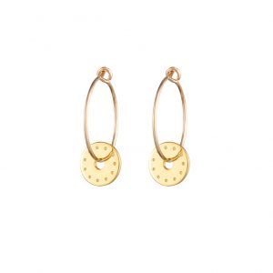 Gold Oslo Earrings Web Size 1