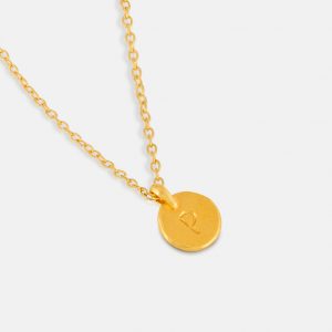 Gold Stamped Letter Disc Necklace Product Web Size 1 copy