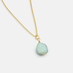 One-and-Eight-SS26-Grey-Ground-Portrait-Images-2957 GV Amazonite Gold Necklace Product1
